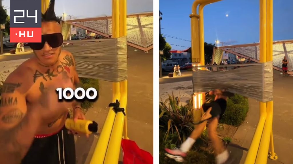 Ájultan esett össze a vakmerő szigszalagtesztre vállalkozó ausztrál influenszer – videó