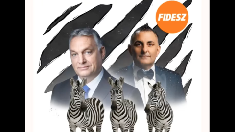 Gáspár Győző a Szeretem őt-tel, 1 Orbán Viktor-képpel és 3 zebra fotójával üzeni: „2026, csak a Fidesz!”