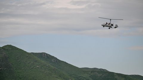 Lezuhanó helikoptert látott egy autós Pécsen, de kiderült, hogy nem pont erről van szó