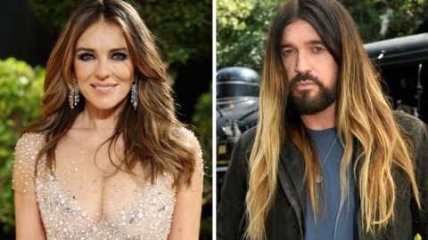 Elizabeth Hurley puszilkodós fotót posztolt Billy Ray Cyrusszal