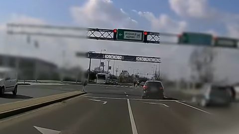 Videón a győri autósüldözés