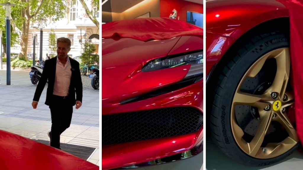 Jákob Zoltán megmutatta legújabb Ferrariját, a járgány ára a 280 millió forintot is elérheti