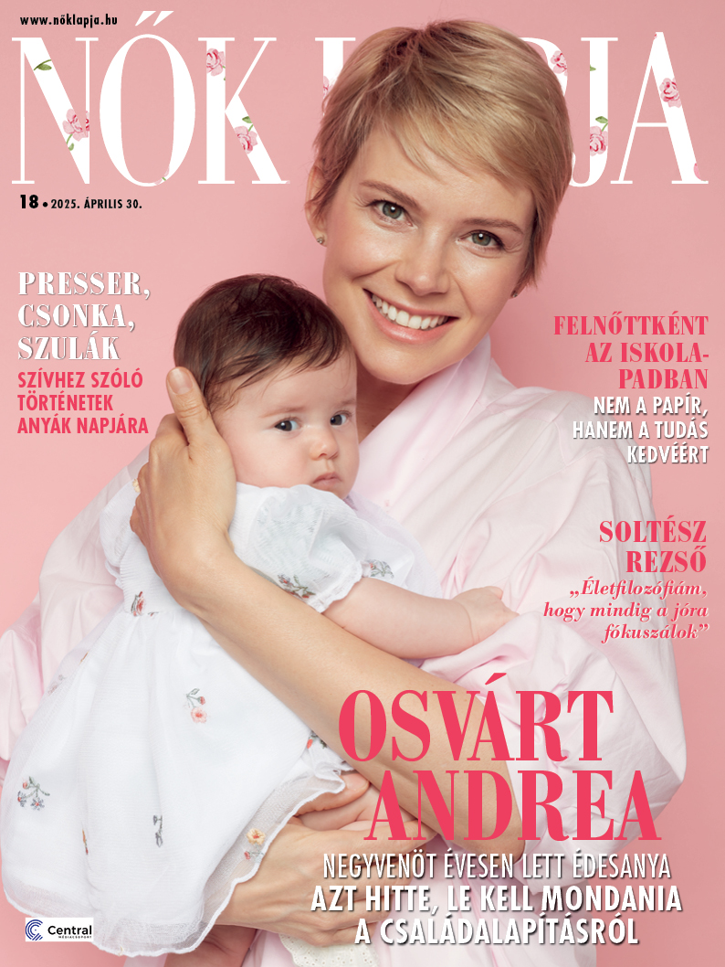 Kislányával került címlapra Osvárt Andrea 1