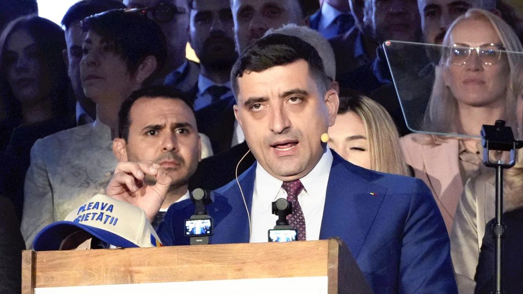 A román elnökválasztás érvénytelenítését kéri George Simion