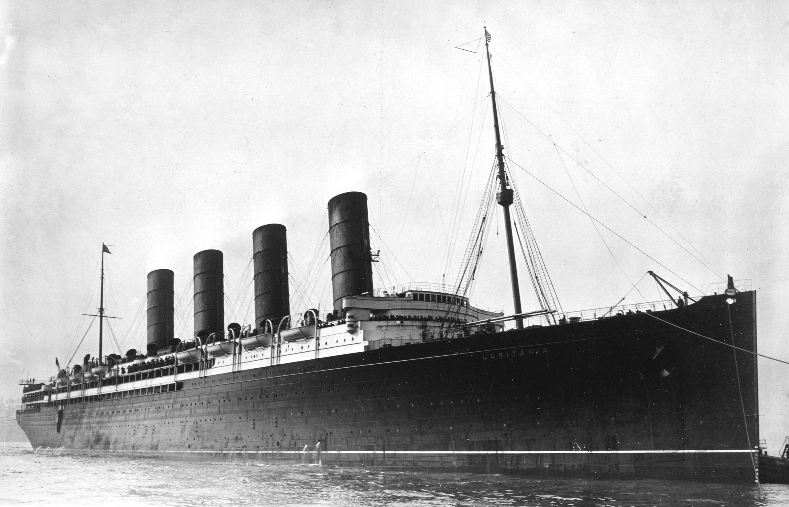 Száztíz éve süllyedt el a britek luxus-óceánjárója, a Lusitania, egy német torpedó okozta a vesztét 1