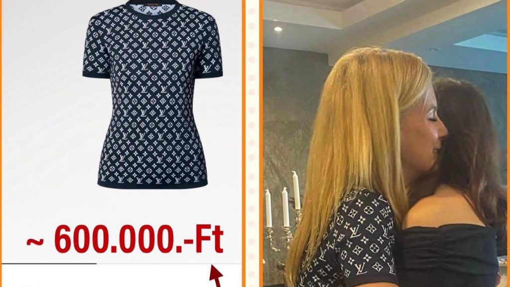 Hadházy legújabb képén Várkonyi Andrea 600 ezres Luis Vuitton pólóban pózol