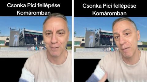 15–20 ember csápolt Csonka András legutóbbi fellépésén, a színész üzent az őt kritizálóknak
