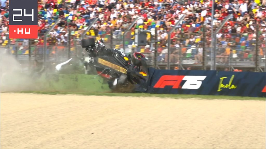 Horrorbaleset a Forma-1-ben: már a Q1-ben kiesett az egyik Red Bull
