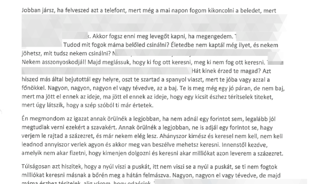 „Akkor fogsz enni és levegőt venni, ha megengedem. Ha nem teszed, amit mondok, még ma távoznod kell a kisgyermekeddel a házból” 1