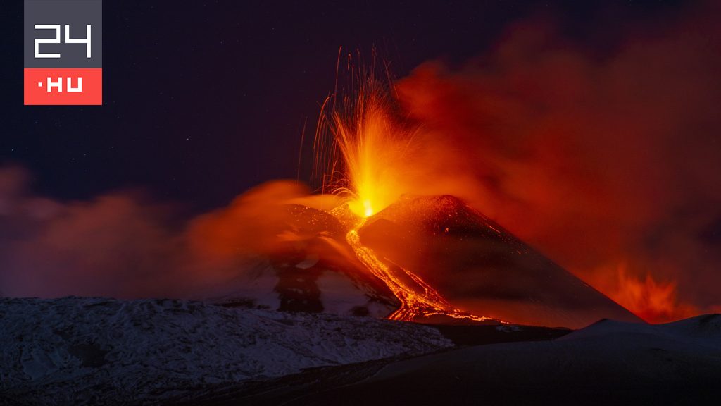Megint kitört az Etna, folyamatosak a földrengések