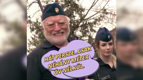 Rendőrnek állt Hide the Pain Harold – videó