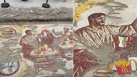 Ókorinak tűnő mozaikkal csinálta meg az évtized reklámját az olasz McDonald’s