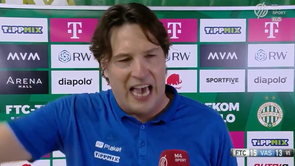 „Elfújtak pár szituációt” – indulatosan bírózott a Vasas edzője a Fradi elleni döntő után