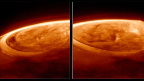 Bámulatos fotók készültek a Jupiter sarki fényeiről