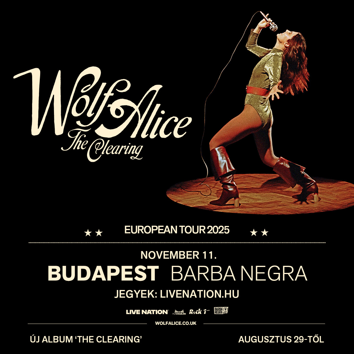 Első önálló budapesti koncertjét adja a Wolf Alice, az új albumot hozza a fővárosba 1
