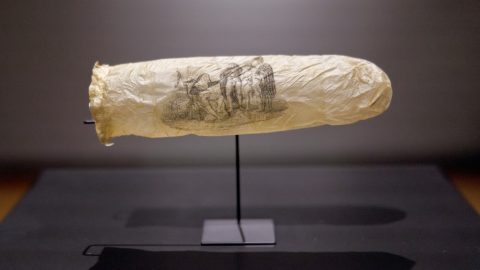 Egy 200 éves óvszerrel gyarapodott a holland nemzeti múzeum kiállítása