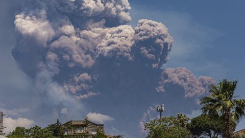 Ismét kitört az Etna