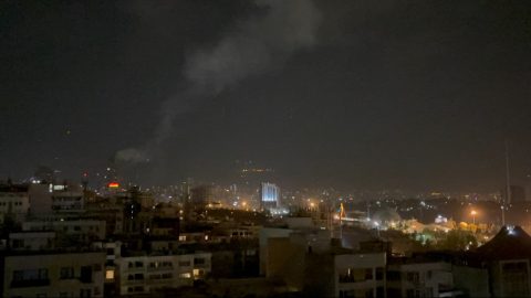 Videó a Teherán elleni légicsapásokról