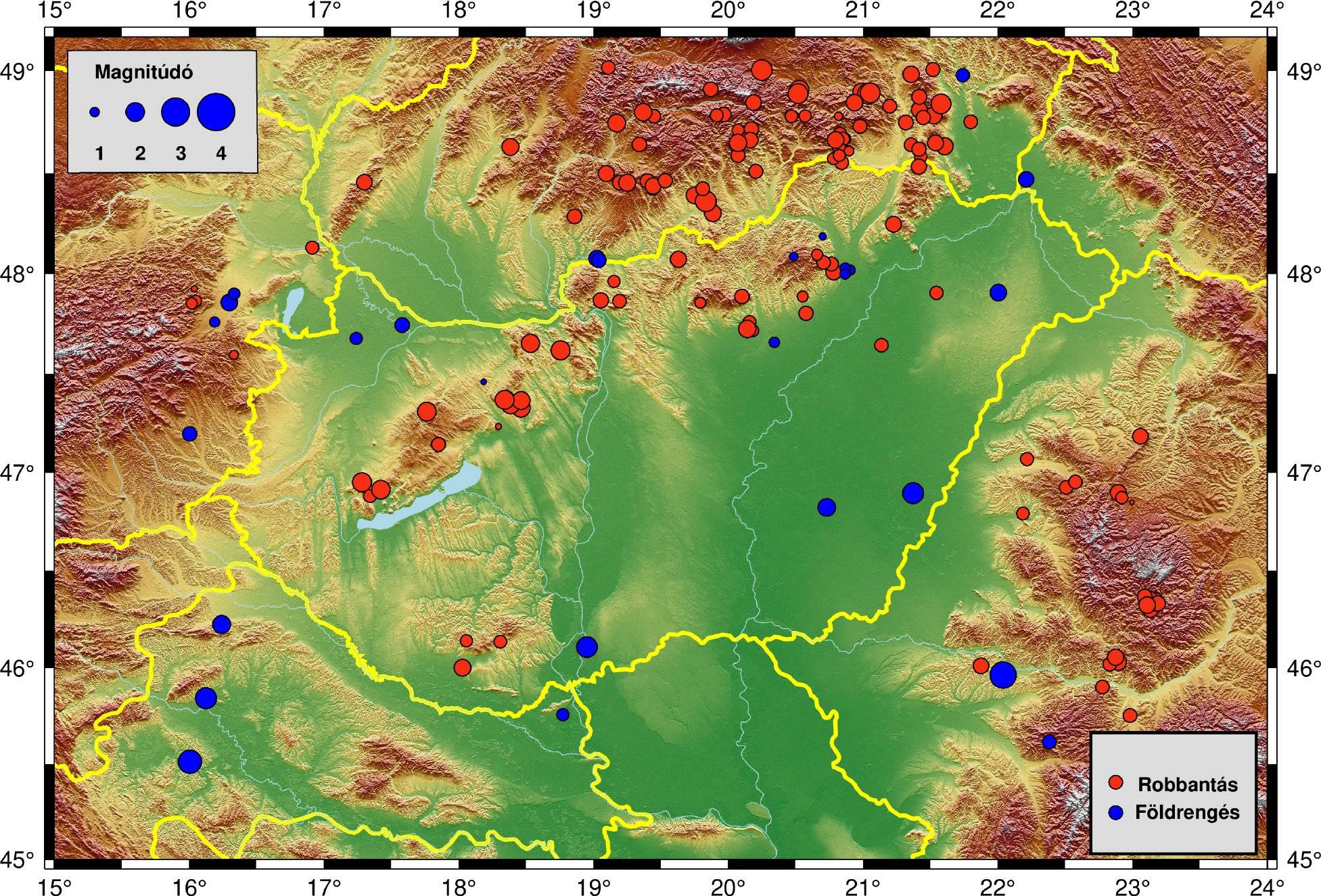 Májusban 28 földrengést észleltek a Kárpát-medencében 1