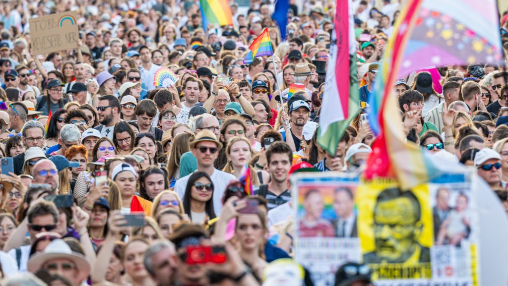 Drónvideón látszik csak igazán, mennyien voltak a Budapest Pride-on