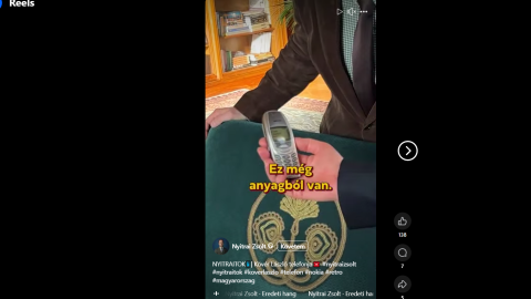 Kövér László megmutatta a nyúlvadászó mobilját