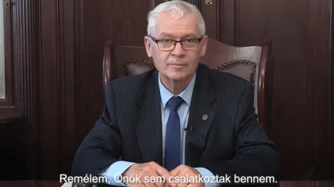 „Amit elértünk, közösen értük el, önök nélkül ez nem jöhetett volna létre” – Polt Péter videóüzenettel búcsúzik az ügyészségtől