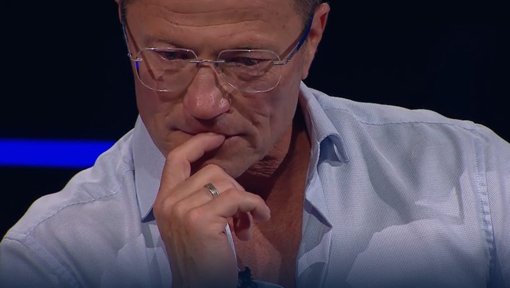 Stohl András elsírta magát a Legyen Ön is milliomos! stúdiójában