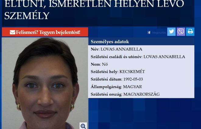 Eltűnt Lovas Annabella, a Nagy Ő korábbi sztárja 1