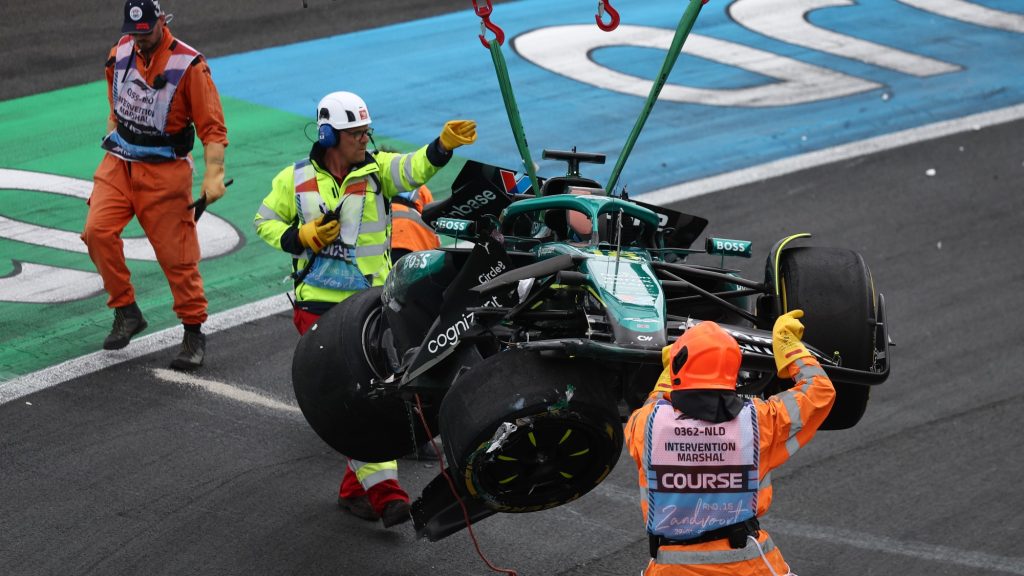 Lance Stroll durván összetörte az Aston Martint