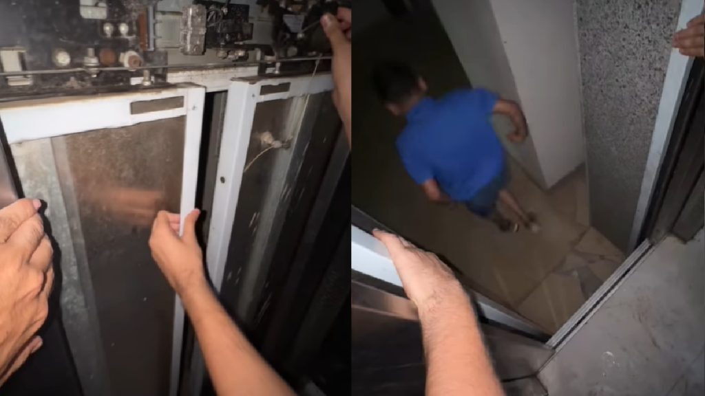 Filmbe illő menekülést produkált egy liftben ragadt baráti társaság
