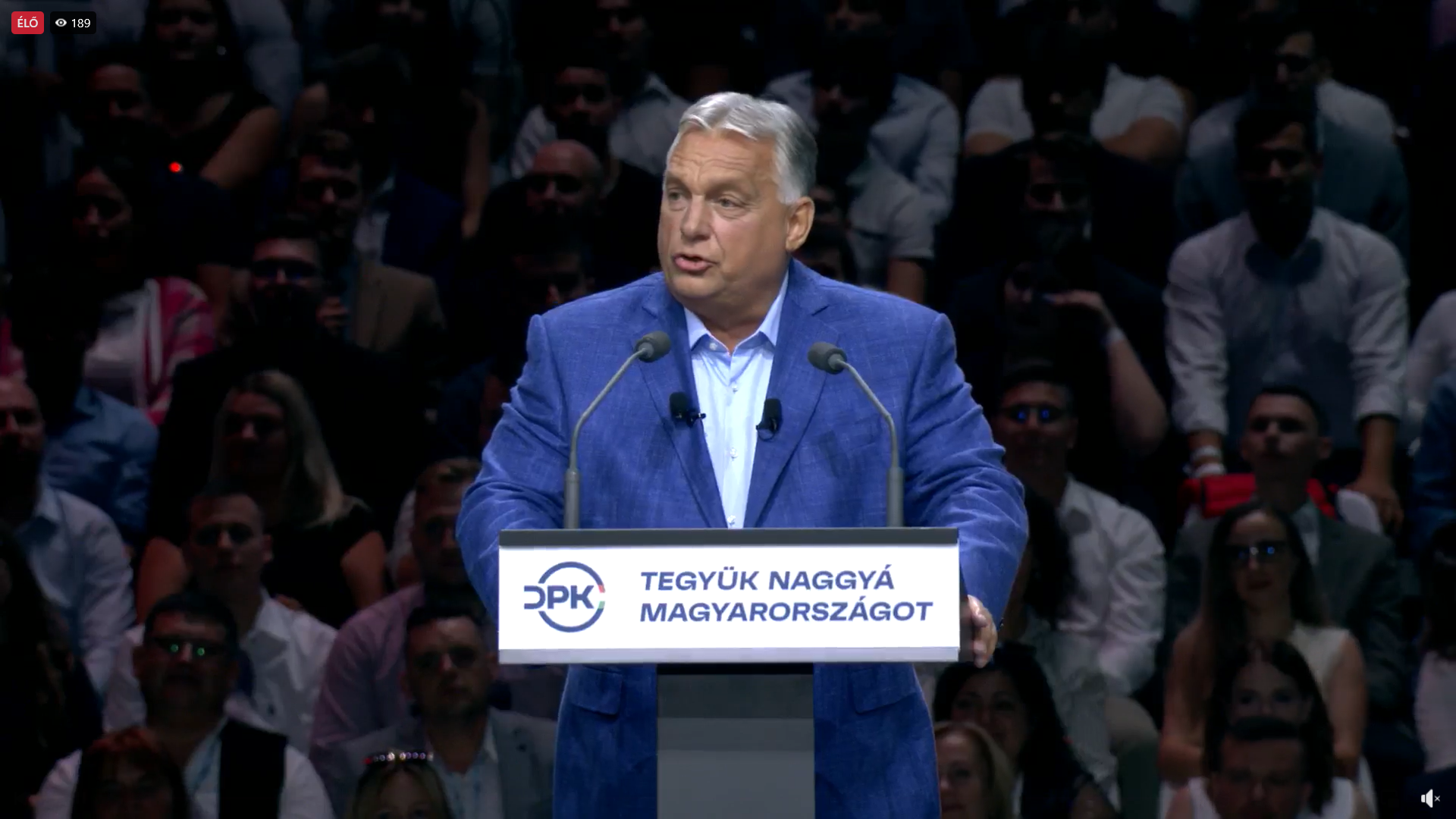 Orbán és Lázár is naggyá ígérte tenni Magyarországot a DPK-gyűlésen 1