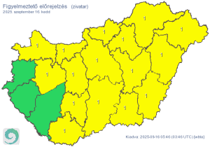 Nyugaton 17, míg a délkeleti határnál 29 fok lesz ma 1