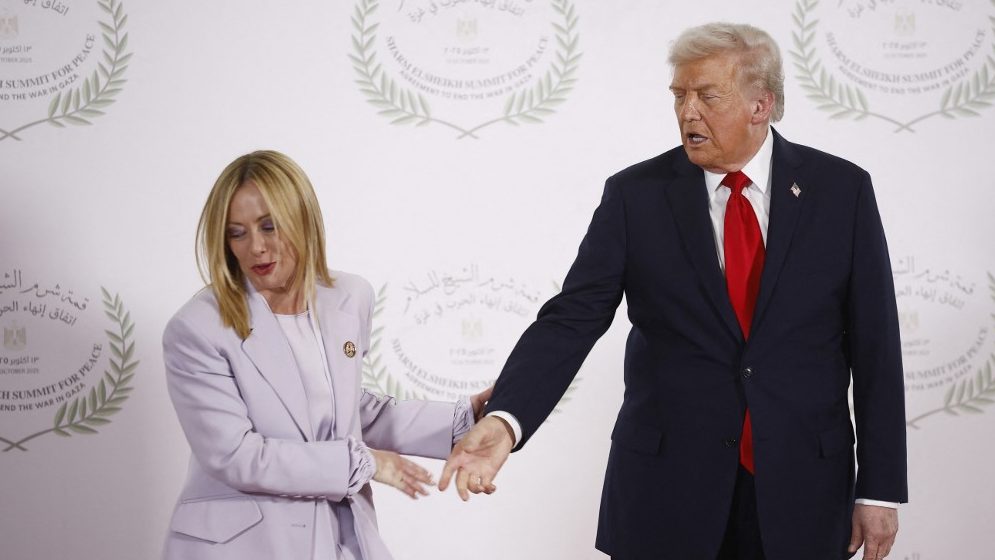 Trump kurtizánjának nevezték Melonit az egyiptomi békecsúcs után