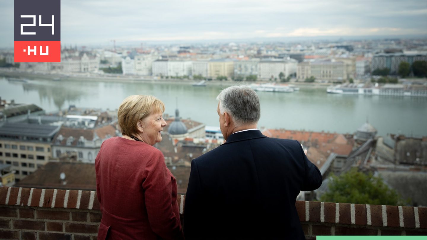 Orbán Viktor Angela Merkelt fogadta