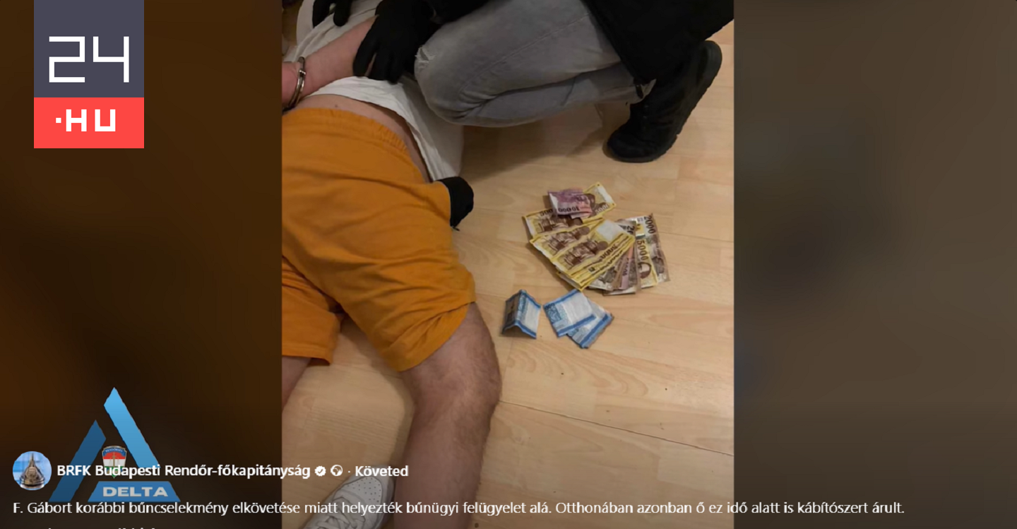 Még házi őrizetben is kábítószert árult egy budapesti drogdíler