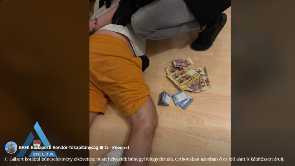 Még házi őrizetben is kábítószert árult egy budapesti drogdíler