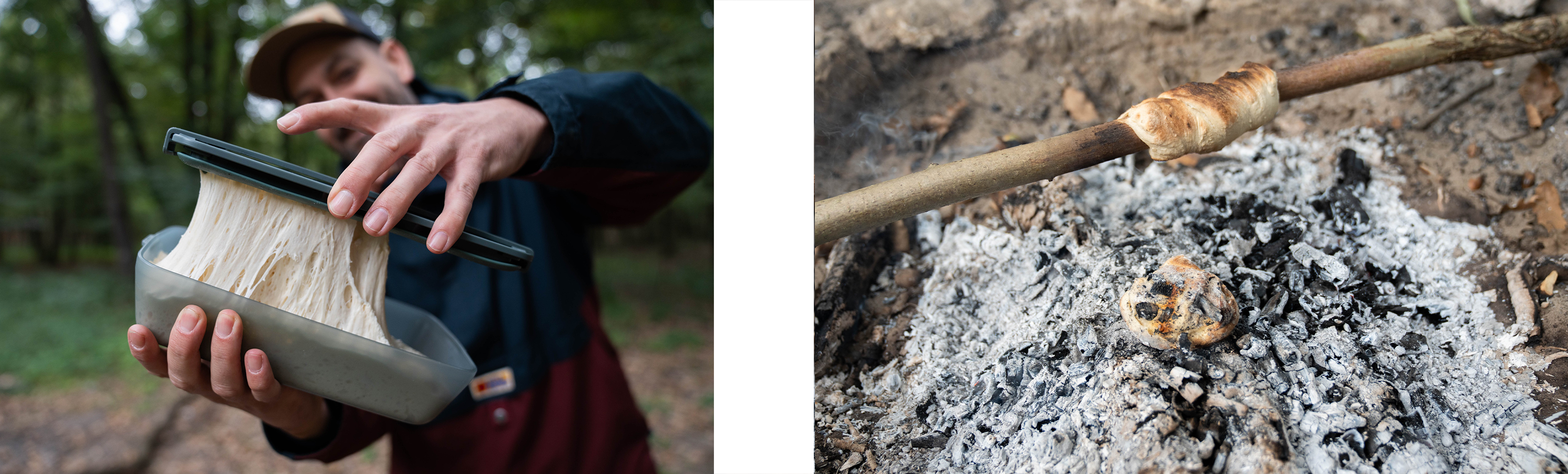 Mennyiből jön ki egy nap az erdőben? Kipróbáltuk a bushcraftot, pocsolyavízzel fojtottuk le a hamuban sült kenyeret 13