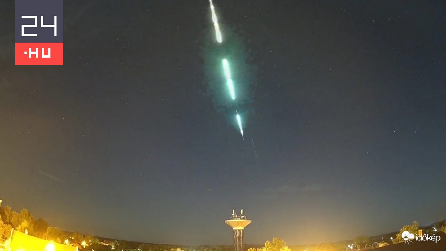 Látványos meteor égett porrá Magyarország felett – videó