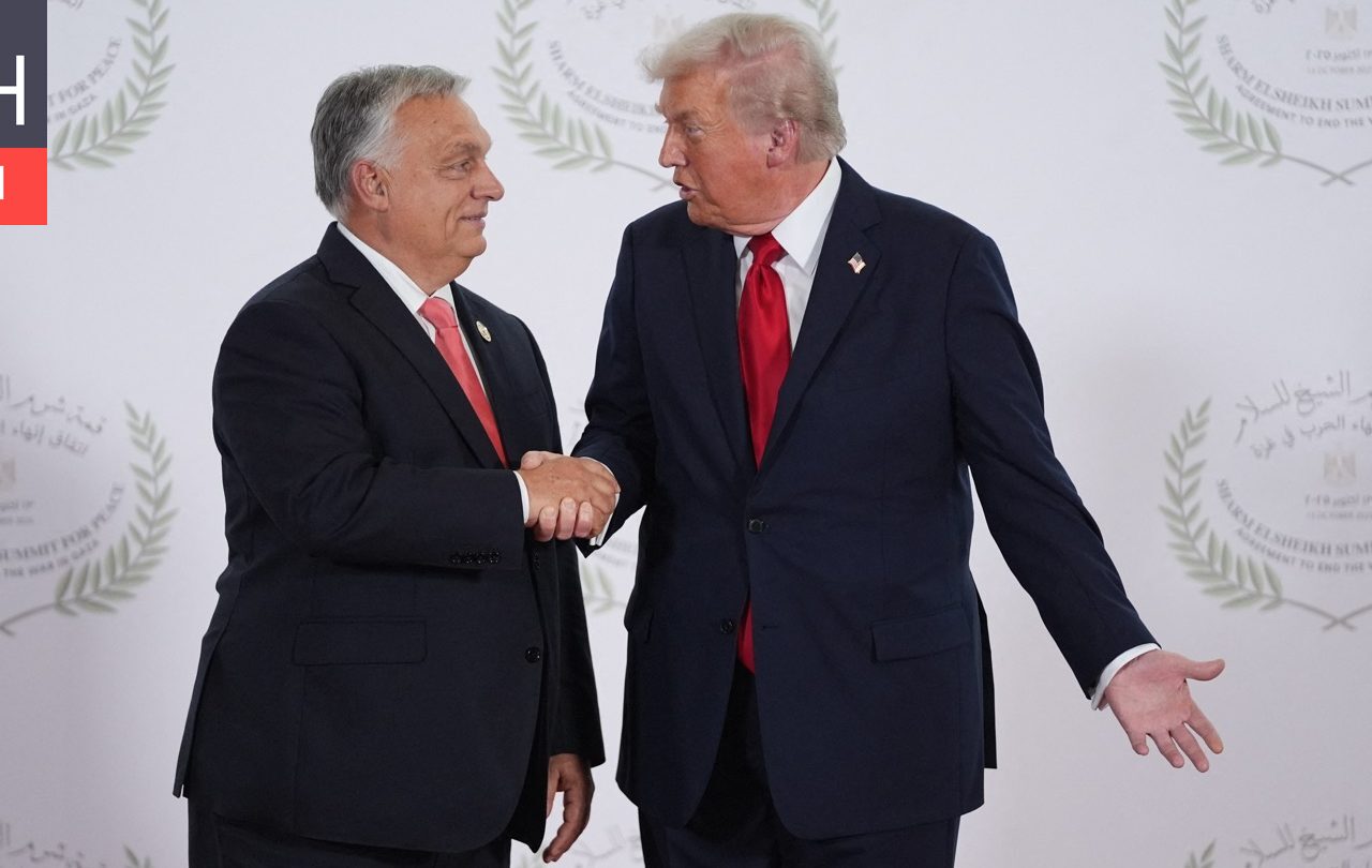 Elindult Orbán Viktor Donald Trumphoz