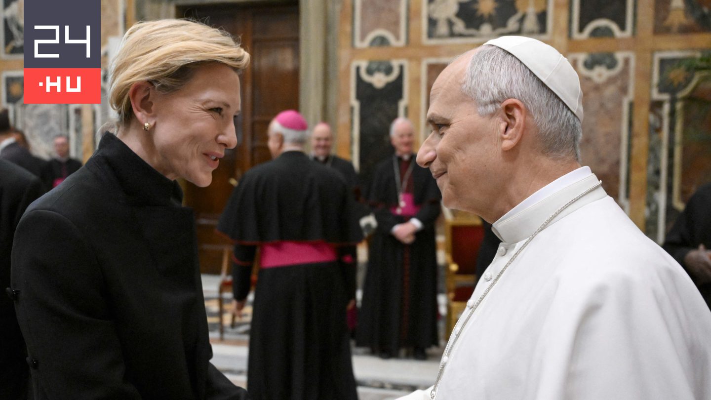 Hollywoodi sztárokat fogadott a Vatikánban XIV. Leó pápa