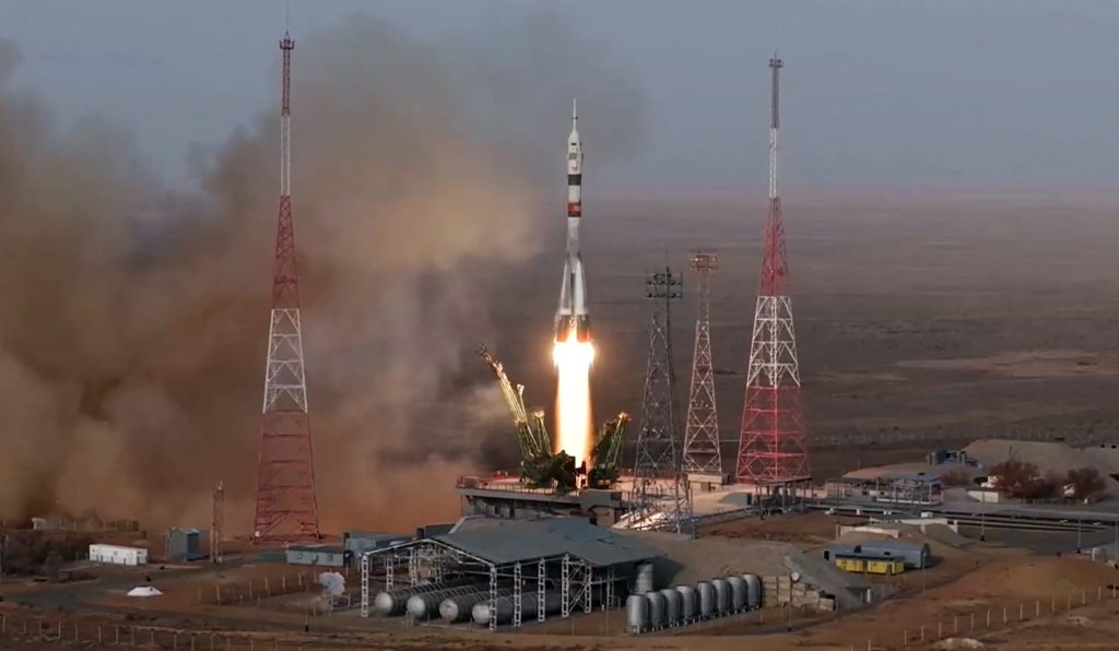 Megrongálódott a bajkonuri űrkikötő a Szojuz MSZ-28 startját követően