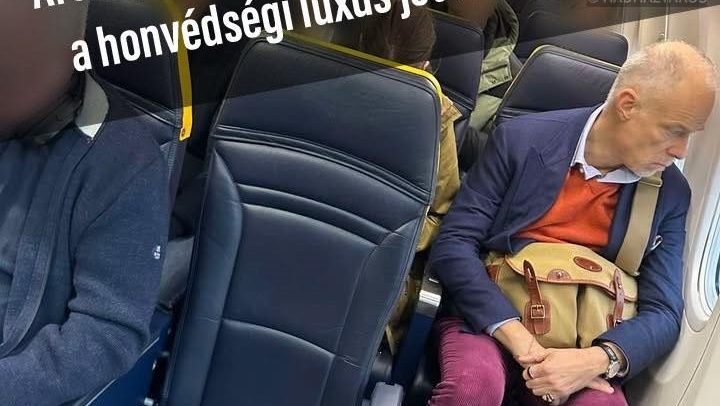 Fapadoson szorongó milliárdos honvédelmi minisztert fotóztak