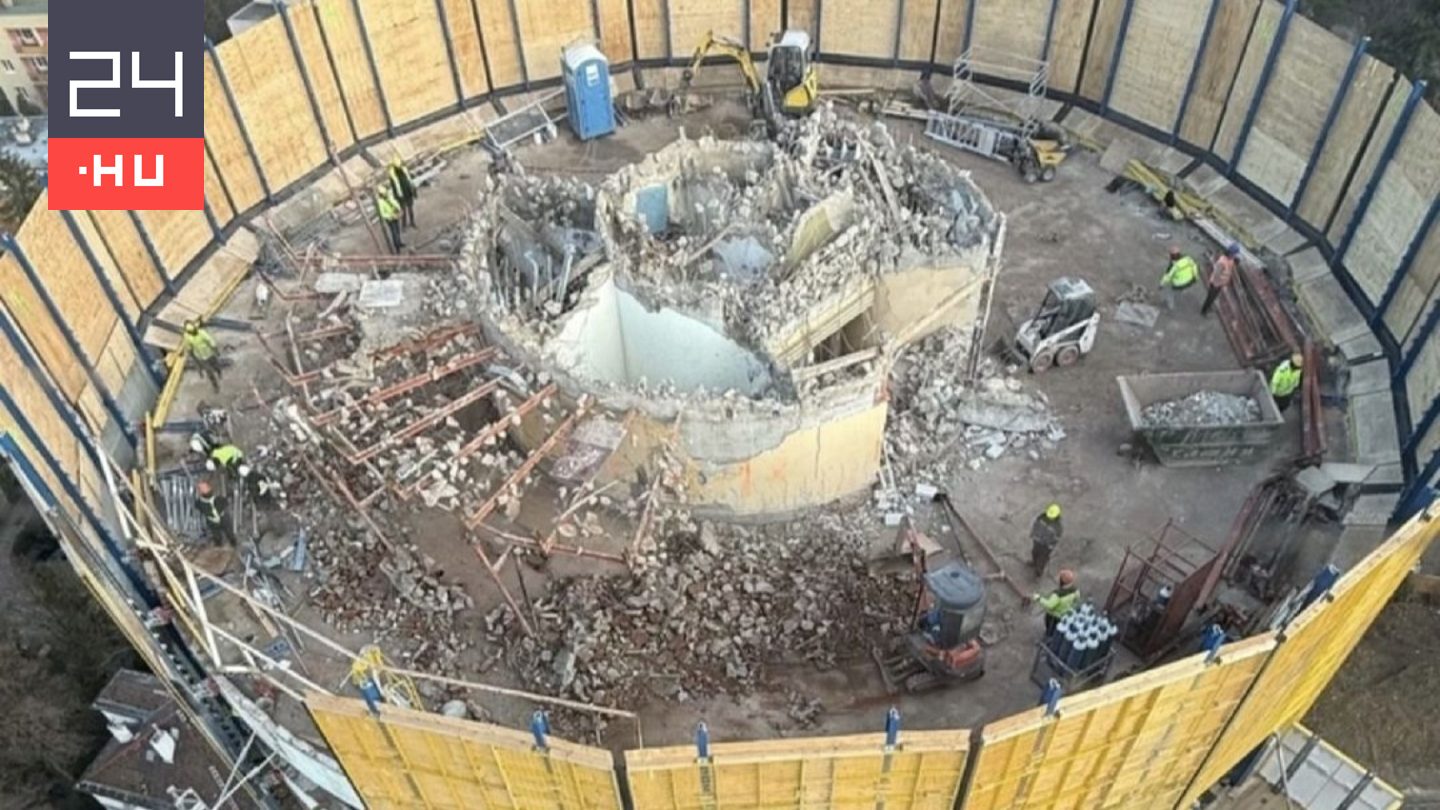 Így látják a madarak a Körszálló bontását