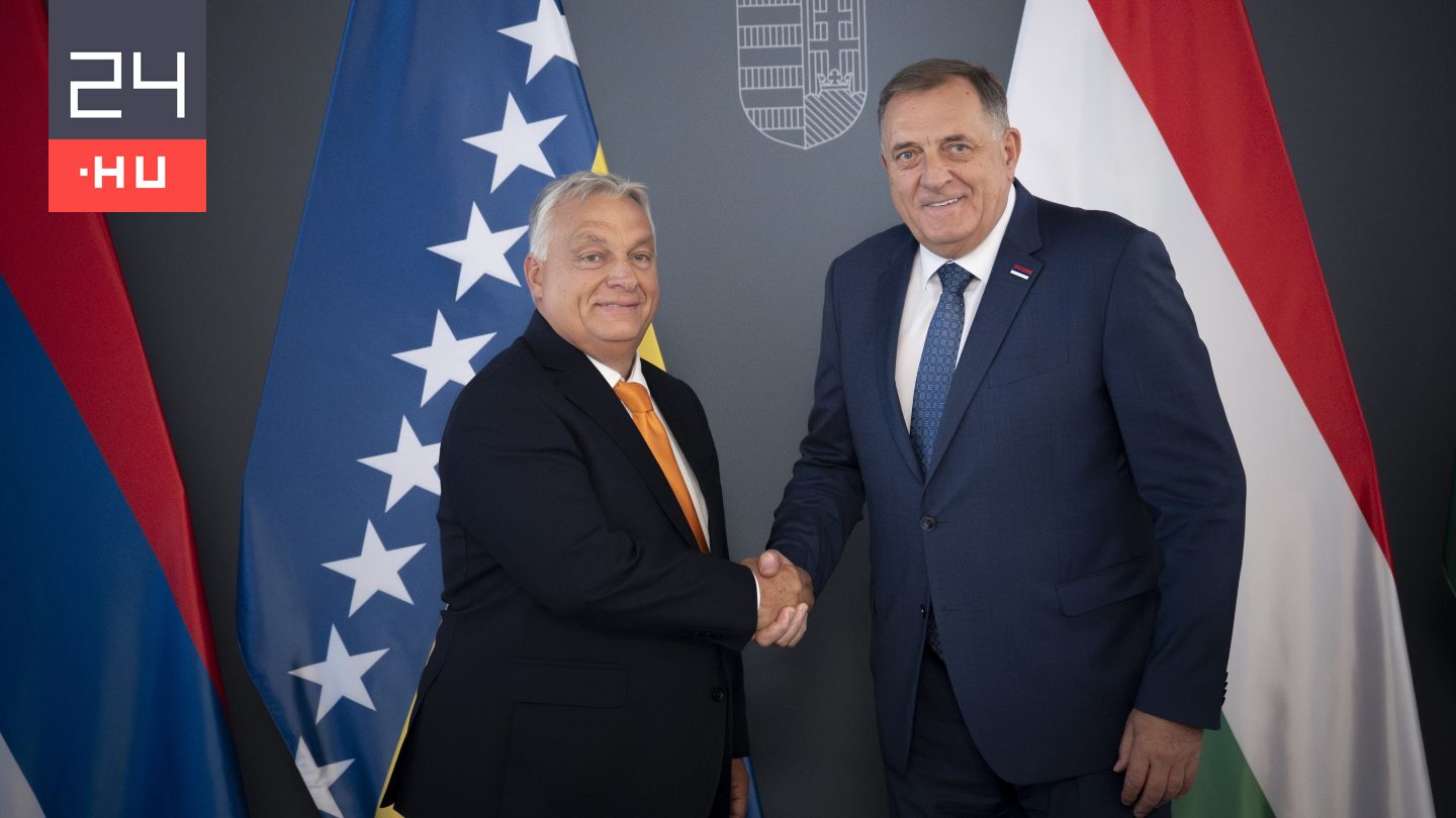 Milorad Dodik járt Orbán Viktornál