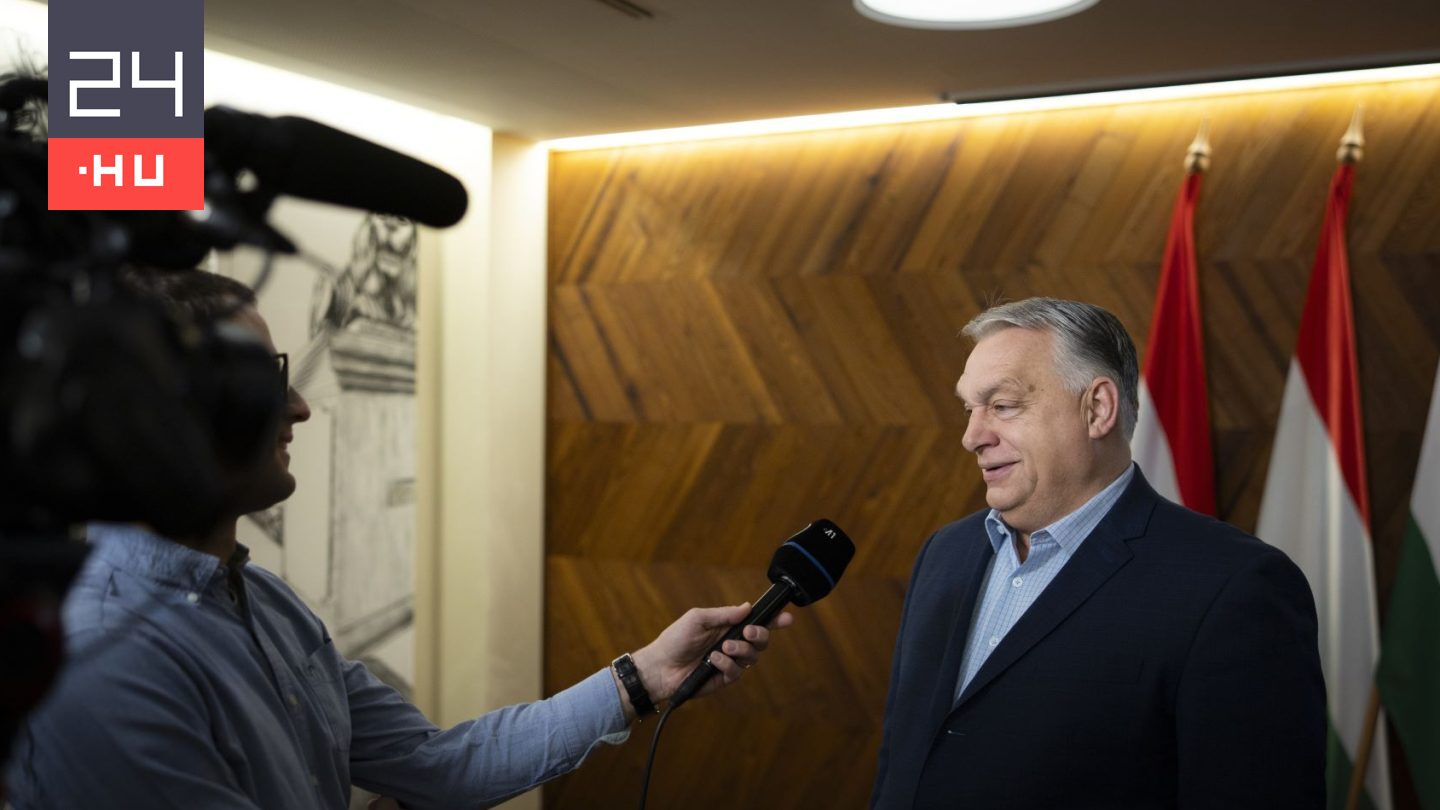 Orbán hajnalban Moszkvába menet a reptéren nyilatkozott a közmédiának