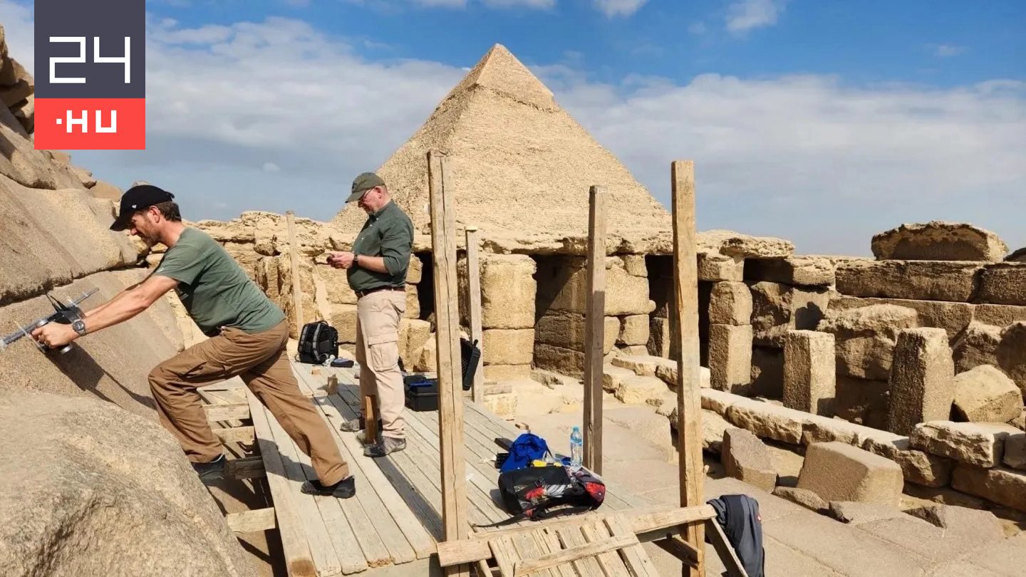 Titkos bejáratot találhattak az egyik gízai piramison