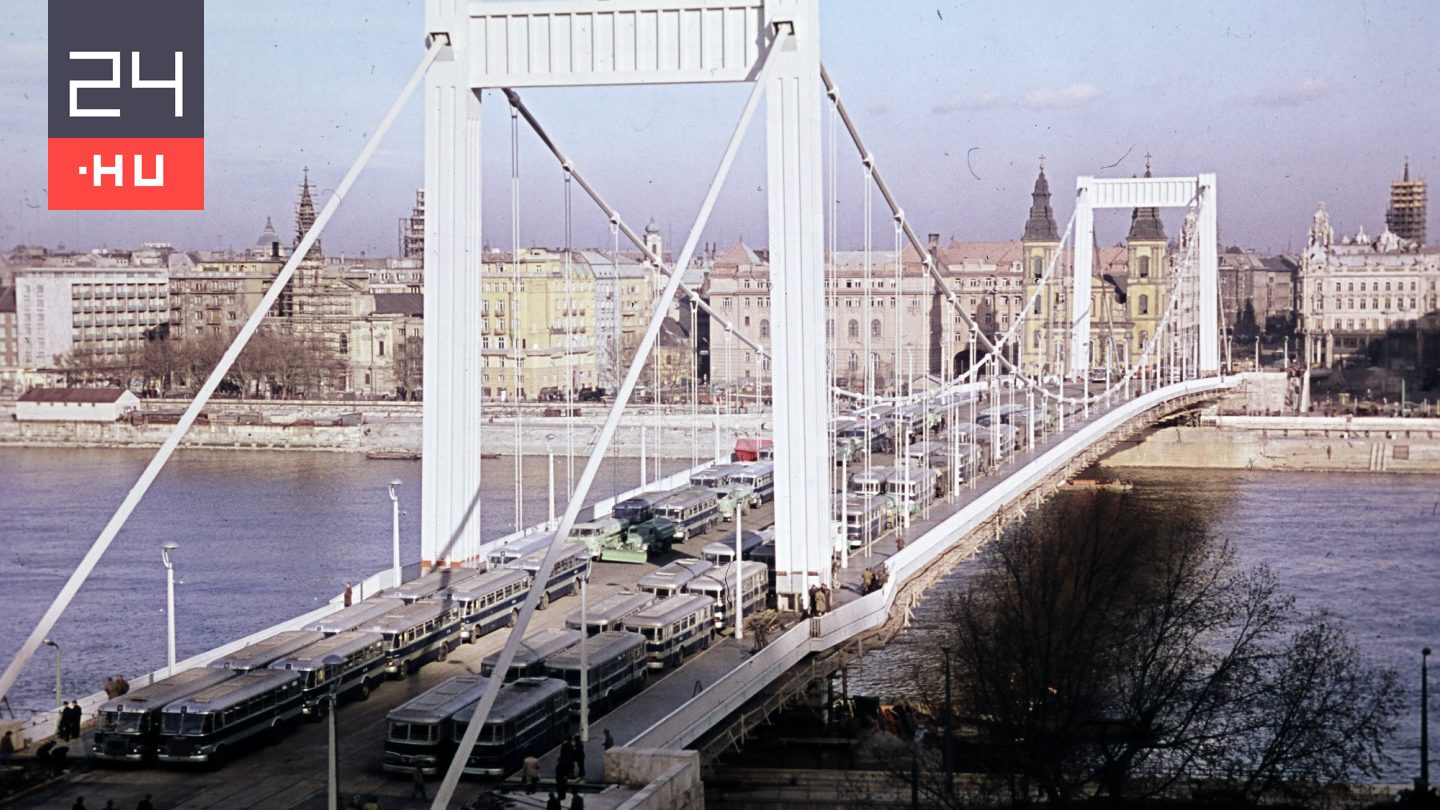 Húsz évre eltűnt az Erzsébet híd Budapestről