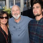 Michele Singer, Rob Reiner és Nick Reiner egy Los Angeles-i eseményen 2013-ban.
