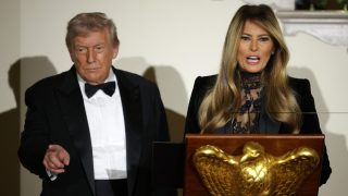 Donald Trump és felesége, Melania Trump