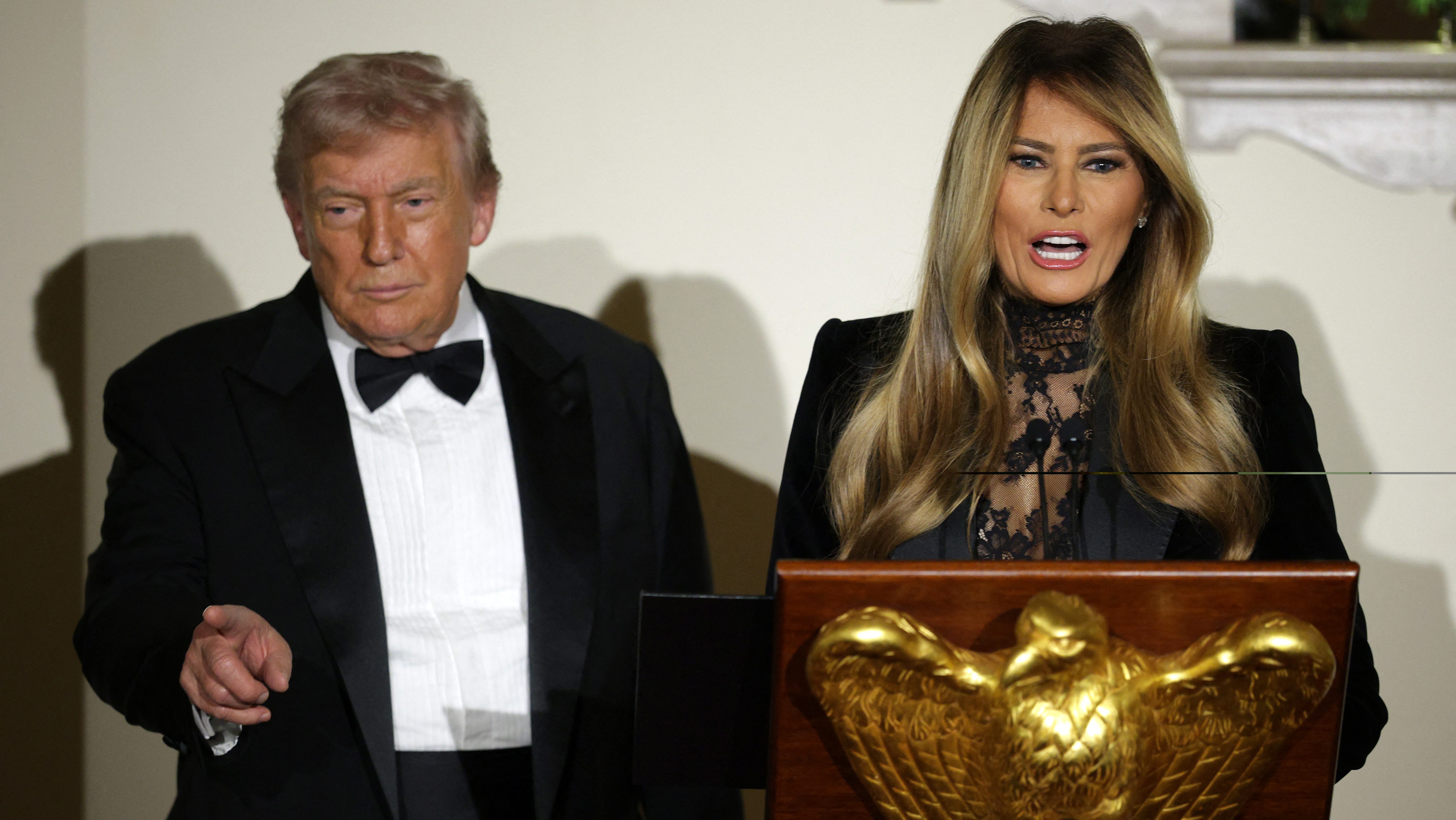 Donald Trump és felesége, Melania Trump